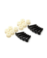 FHC Pin Bolt and Nylon Grommet 1/4"-20 Flat Socket Head for 3/4" Smoke Baffle - 10pk