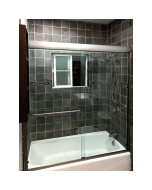 FHC Premium Shower Door Sliding Kit for 3/8" Glass 60" X 72"
