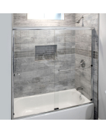 FHC 72" x 84" Premium Shower Door Sliding Kit for 3/8" Glass 