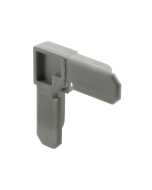 FHC 5/16" x 3/4" - Gray - Plastic - Screen Frame Corner (100-Pack)