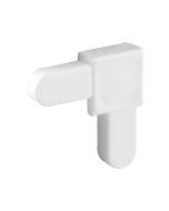 FHC Screen Frame Corner - 1/4" x 5/8" - White Plastic - Mobile Home (100-Pack)