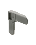 FHC 3/4" x 7/16" Screen Frame Corners - Plastic - Gray (4-Pack)