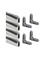 FHC 3/4" x 5/16" x 60" (5 Ft.) Screen Frame Kit - Gray (1 Kit)