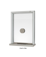 FHC Ticket Window w/Speak Thru - Satin Anodized