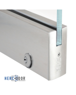 FHC 4" Square Door Rail 35-3/4" With Lock