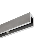 FHC Custom Fabricated Aluminum Smoke Baffle for 3/4" Glass