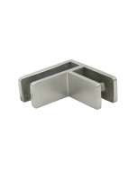 FHC Stabilizing Glass Clamp 90 Degree Glass-to-Glass 1/2"-9/16" Glass
