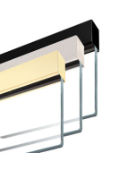 FHC Custom Fabricated Smoke Baffle for 1/2" Glass