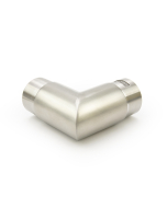 FHC Steel Handrail 90 Degree Corner 1-1/2" Dia .050" wall - Brushed Stainless