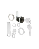 FHC Drawer And Cabinet Lock  - 1-1/8” - Diecast Housing With Classic Bronze Finish - Fits On 13/16” Max Panel Thickness (1 Kit)
