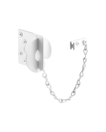 FHC Texas Security Bolt - Stamped Steel Construction - White Painted Finish (Single Pack)
