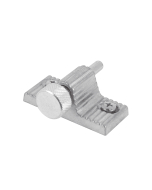 FHC Twist-In Patio Door Lock - 1-9/16" - Cast Zamak Construction With Aluminum Bolt - Zinc Finish (Single Pack)