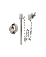 FHC Sliding Patio Door Pin - 3/16" x 2-5/8" - Steel Pin And Retaining Ring - Chrome Plated Finish (Single Pack)