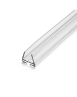 FHC Clear Vertical Weatherstrip Seal For 1/2" Glass - 95" Long