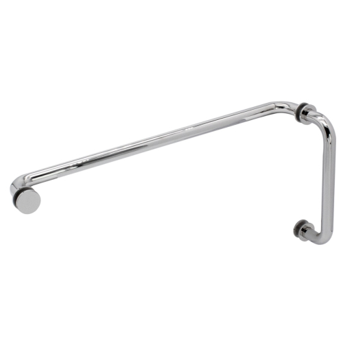 Polished Brass 18" Single Mount Towel Bar Brass Material W/Finger Pull End Cap 
