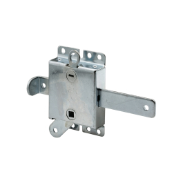 Garage Door Locks From Inside 2-Pack Heavy Duty Garage Door Inside Deadlock - Galvanized Steel Side Lock For Extra Security (Fits Most Doors) Garage Door Deadlock - View #7