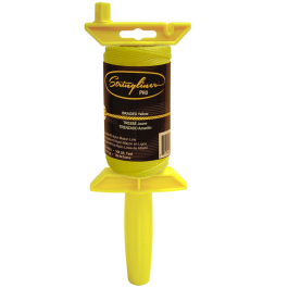 FHC | SL250Y Contractors String Line With Reel 250' Long Braided Line ...