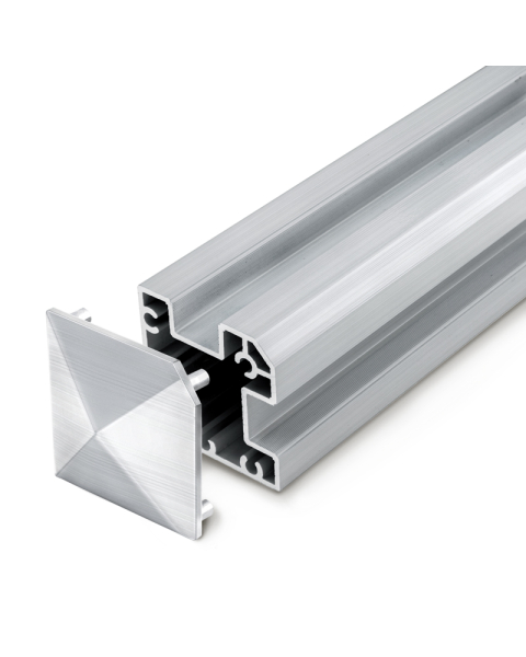 FHC Aluminum Windscreen 90 Degree Corner Post Kit - 48