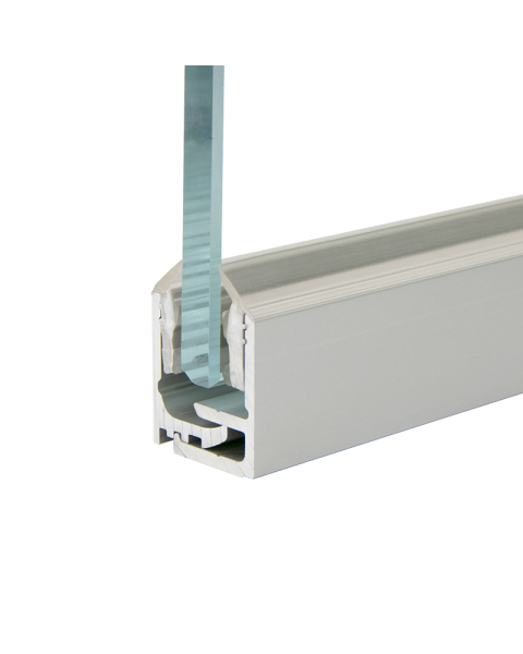 FHC 2-Part Aluminum U-Channel Pre-Drilled - 5/16