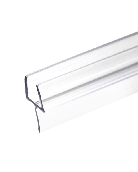 FHC One Piece Bottom Rail With Clear Wipe for 3/8