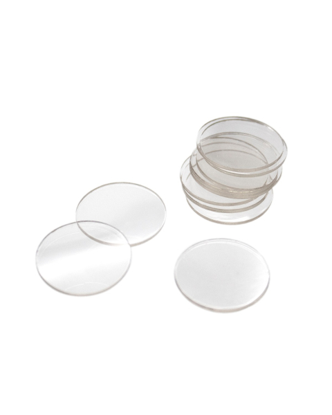 FHC Clear Plastic Desk Buttons .030