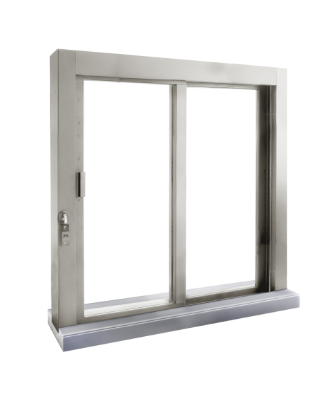 FHC | FSCDW1803C Self-Closing Deluxe Sliding Window with Stainless