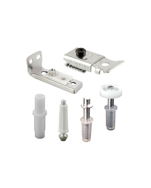 FHC Bi-Fold Door Hardware Repair Kit - Top And Bottom Pivots And Guide Wheel - Door Repair Kit For 1