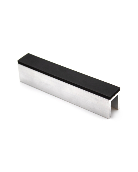 FHC Aluminum/Neoprene Setting Block for Commercial Sidelite Rails and Narrow Width Deep Channels