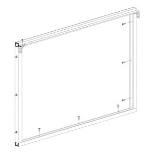 FHC Wood End Showcase - Low Profile Front Frame 