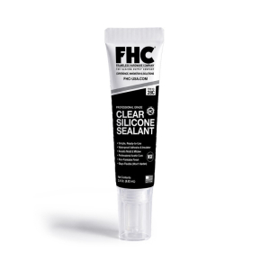FHC 2.8 oz. Clear Silicone Squeeze Tube - Mildew Resistant (Acetic Cure)