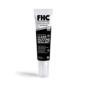 FHC 2.8 oz. White Silicone Squeeze Tube - Mildew Resistant (Acetic Cure)