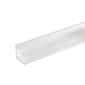 FHC 3/4" Aluminum L-Bar Extrusion 138" Length - Brite Anodized