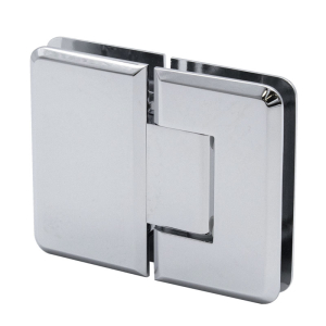 FHC Preston Beveled 5 Degree Positive Close Glass-to-Glass 180 Degree Hinge