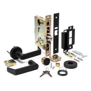 FHC Kit for 6X10 Store Room Center Lock - Matte Black