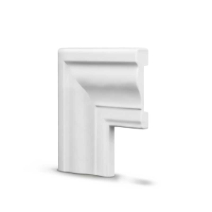 FHC White Trim Quick - Corner Clip for Use with All TQ Casing Profiles