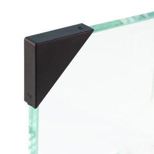 FHC Glass/Mirror Corner Protectors For Glass - 100/PK - Black