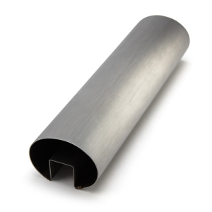 FHC 3-1/4" x 2-1/2" Oval Cap Rail - 120" long - Brushed Stainless Steel 304