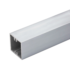 FHC 1-1/8" Square Partition Post 144" Long Extrusion