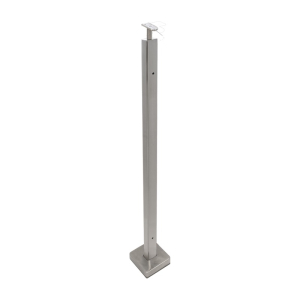 FHC F3 Series Guardrail Post 1 x 2" Rectangular Profile - Center Post