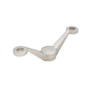 FHC Heavy Duty Post Mount 2 Arm Spider Fitting - Brushed Stainless 