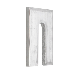 FHC 1/4" x 2" Wide x 3" Long Aluminum Horseshoe Shims - 100 Pack