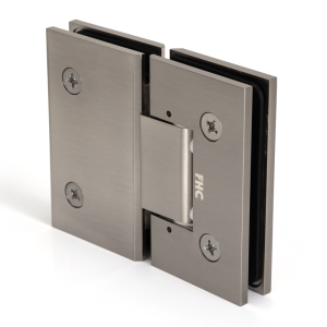 FHC Hydraulic Series Venice Square Glass-to-Glass 180 Degree Hinge