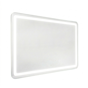 FHC LED Mirror Inner Etched Rounded Corners - 39" X 27"