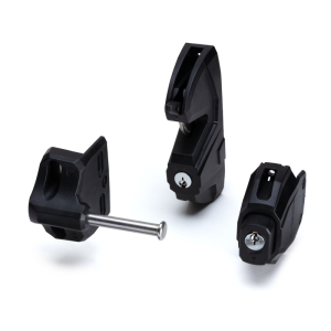 FHC LokkLatch Deluxe Privacy and Security Latch - Black Polymer