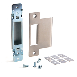 FHC Deadbolt/Latch Strike for Center Hung Door 4" Depth Frame