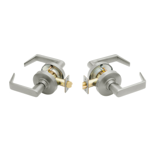 FHC Schlage NDEU Series Mortise Lever Lockset - Fail Secure Electric Unlocked - Included Request to Exit - 2-3/4" Backset Rhodes Lever