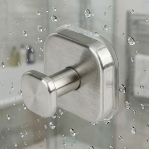 FHC No-Drill Square Suction Robe Hook