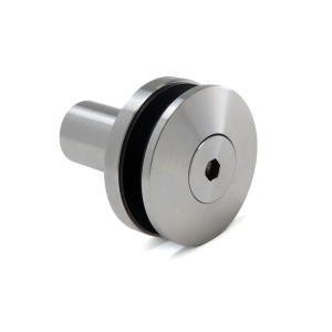 FHC Rigid Glass Fitting For 3/8" -9/16" Glass - Brushed Stainless