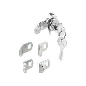 FHC Mailbox Lock - Replacement - Nickel Finish - Ilco 1003M Keyway - Opens Counter-Clockwise With 90º Rotation (1 Set)