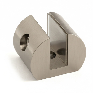 FHC No-Drill Shelf Clamp - 1-1/4" Long for 3/8" Glass